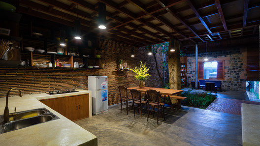Uncle's House / 3 Atelier - Table, Countertop, Chair, Beam